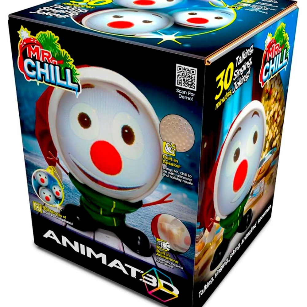 Mr. Chill 3D animated sings, talks, and tells jokes